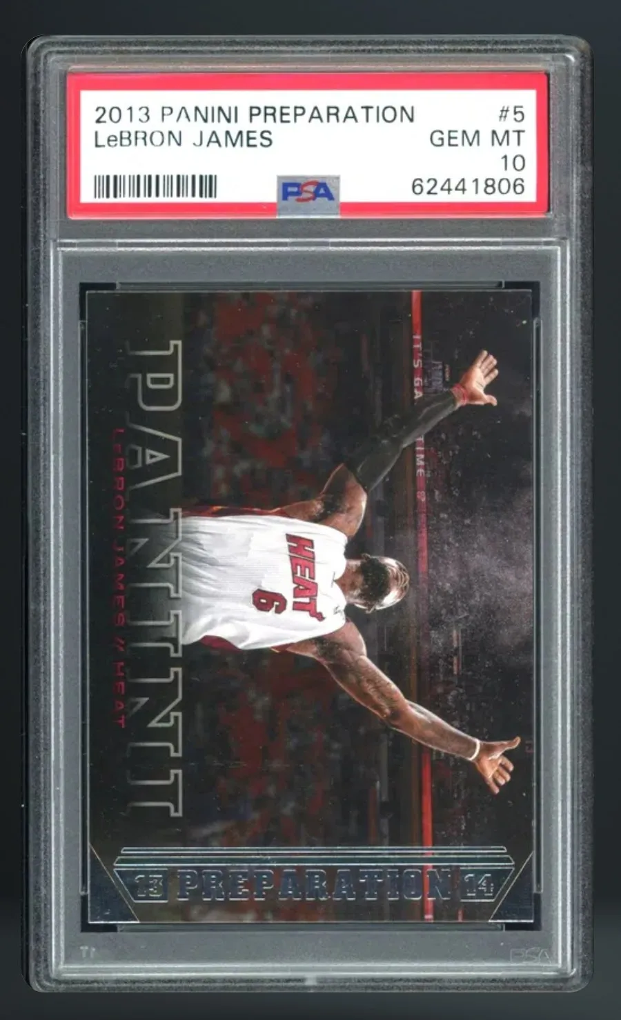 LeBron James — PSA 10 graded slab