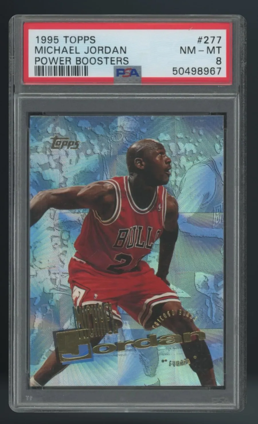Michael Jordan — PSA 8 graded slab