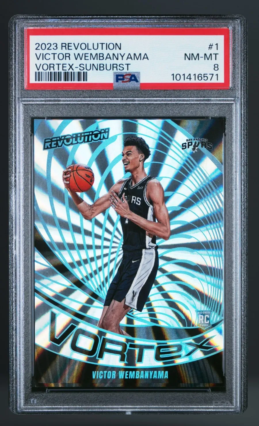 Victor Wembanyama — PSA 8 graded slab