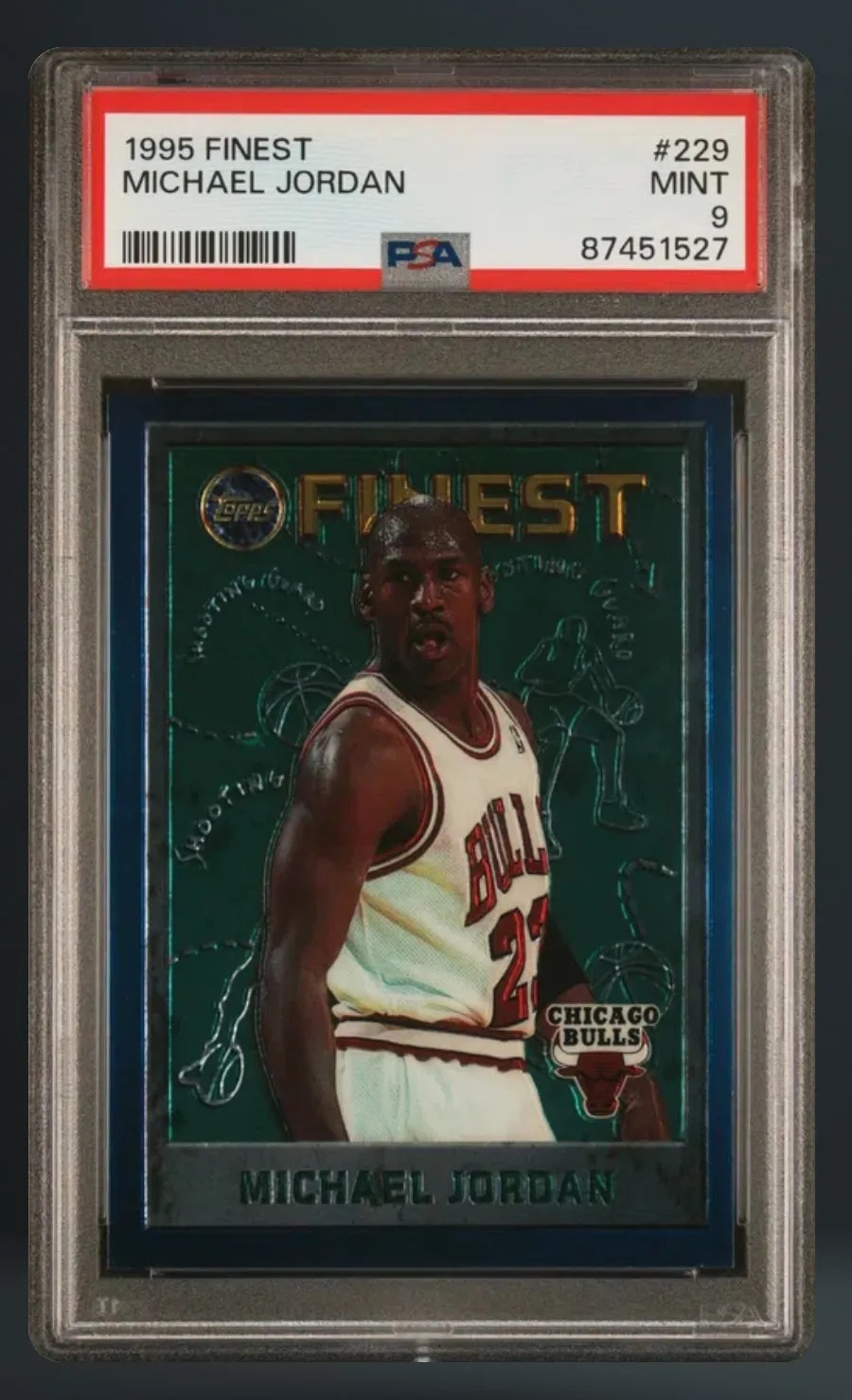 Michael Jordan — PSA 9 graded slab