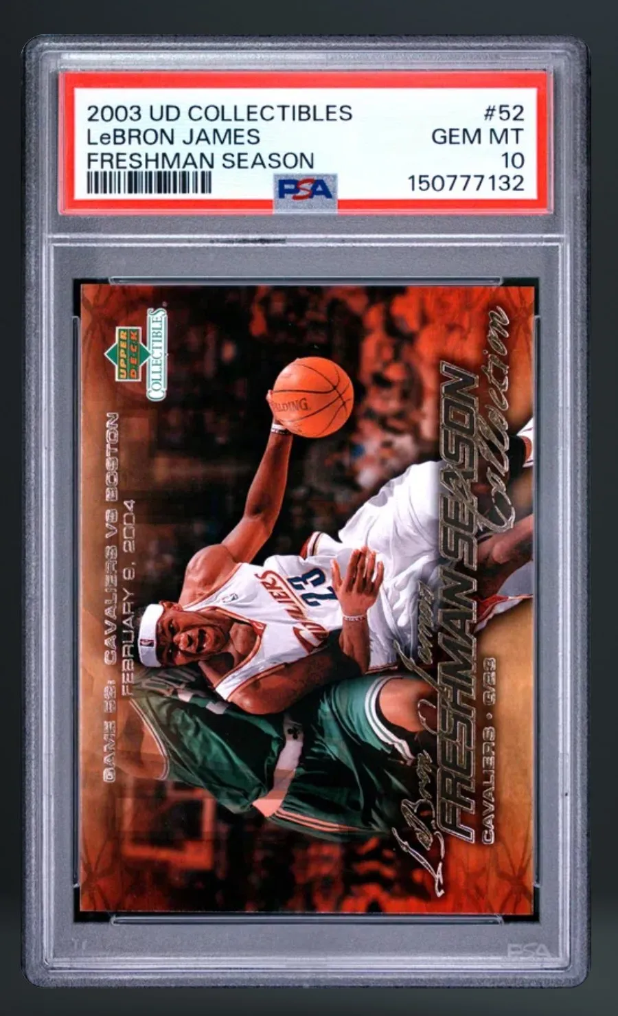 LeBron James — PSA 10 graded slab