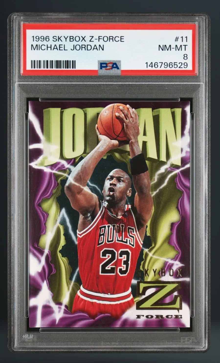 Michael Jordan — PSA 8 graded slab
