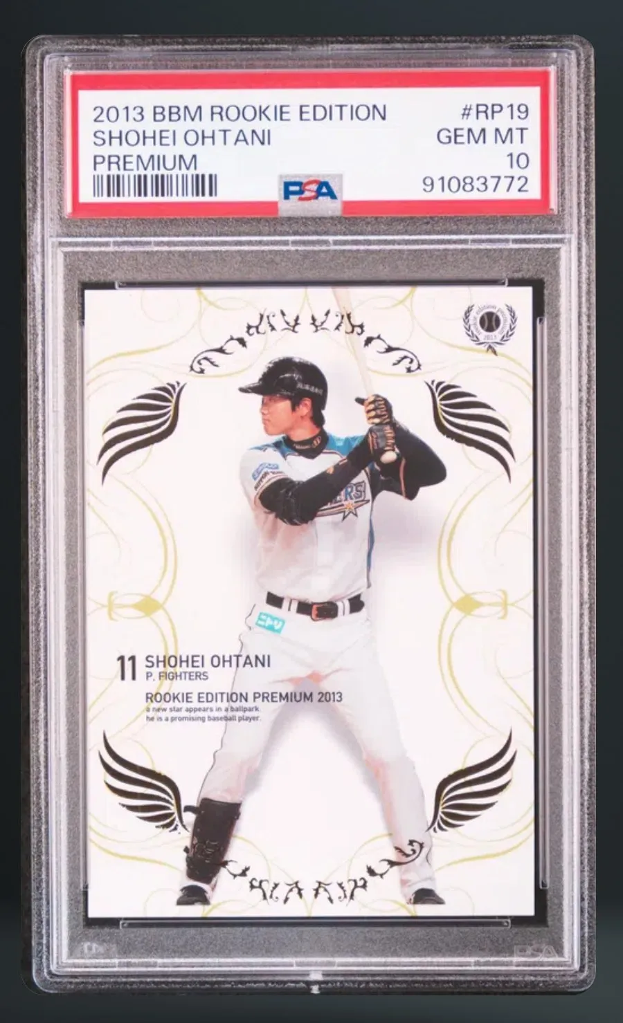 Shohei Ohtani — PSA 10 graded slab