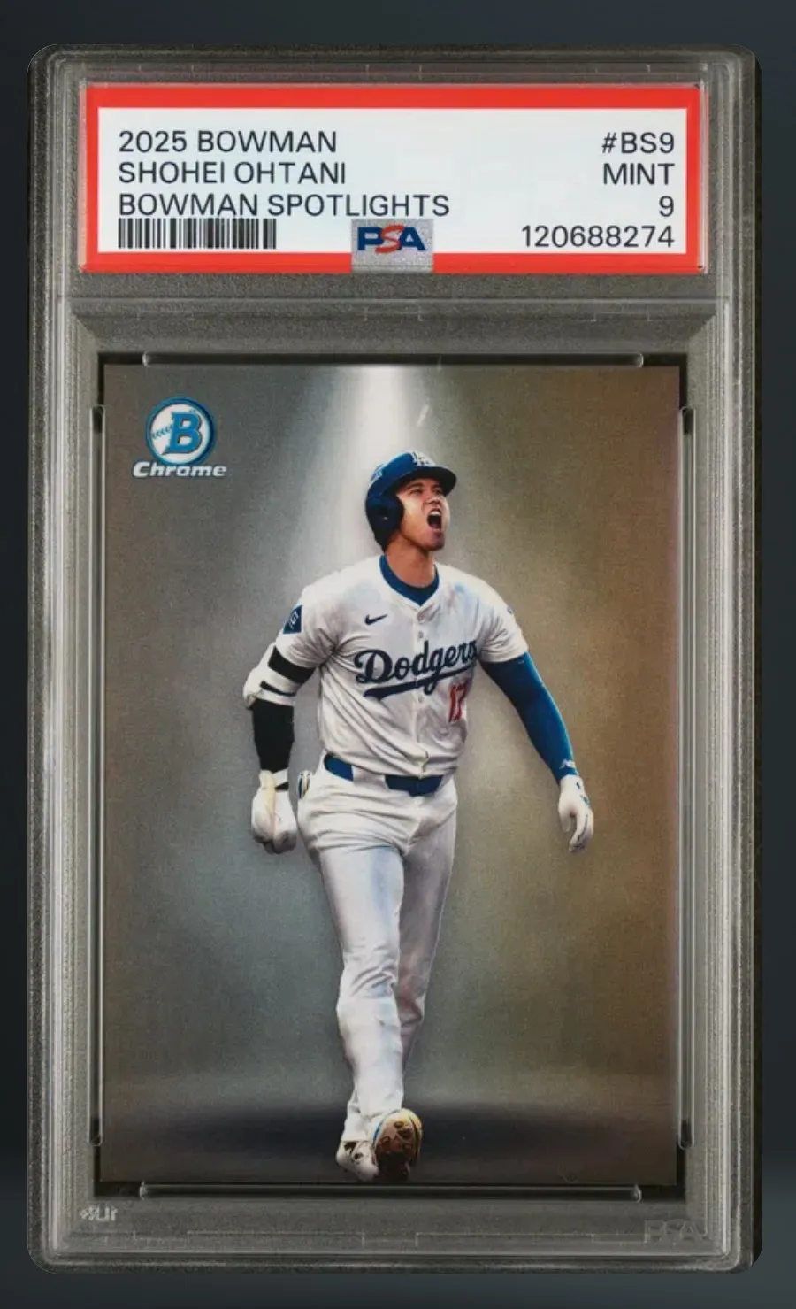 Shohei Ohtani — PSA 9 graded slab