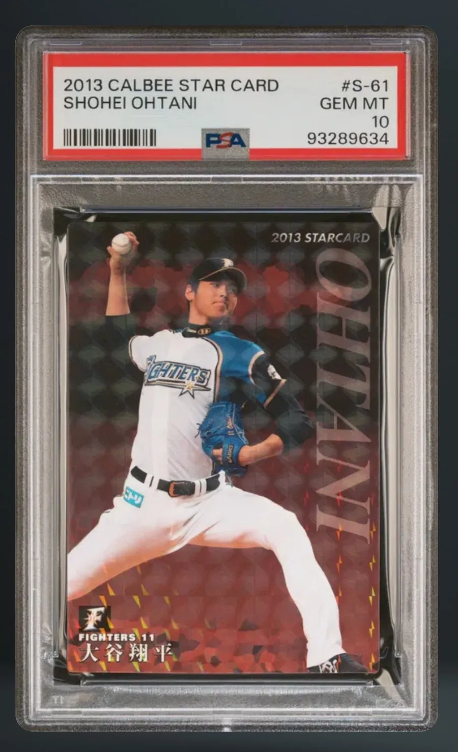 Shohei Ohtani — PSA 10 graded slab