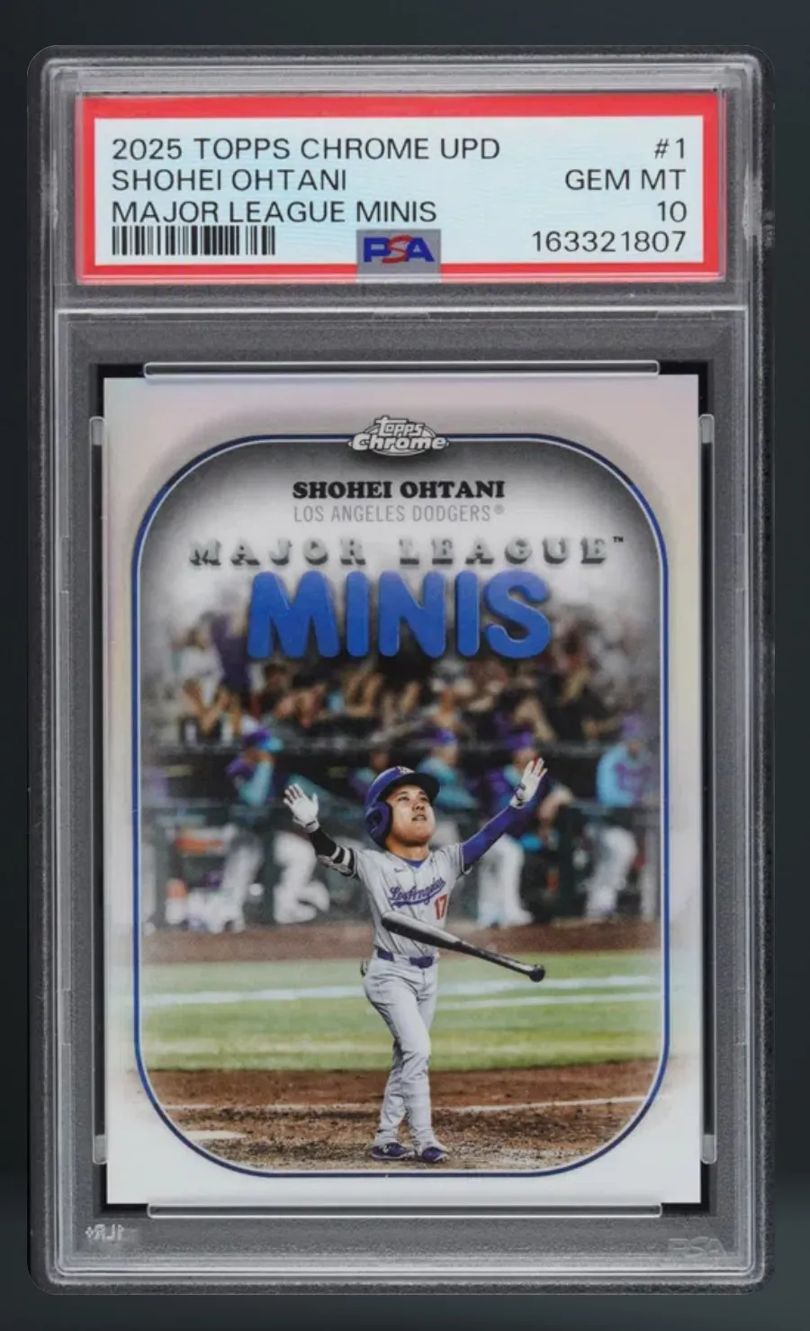 Shohei Ohtani — PSA 10 graded slab