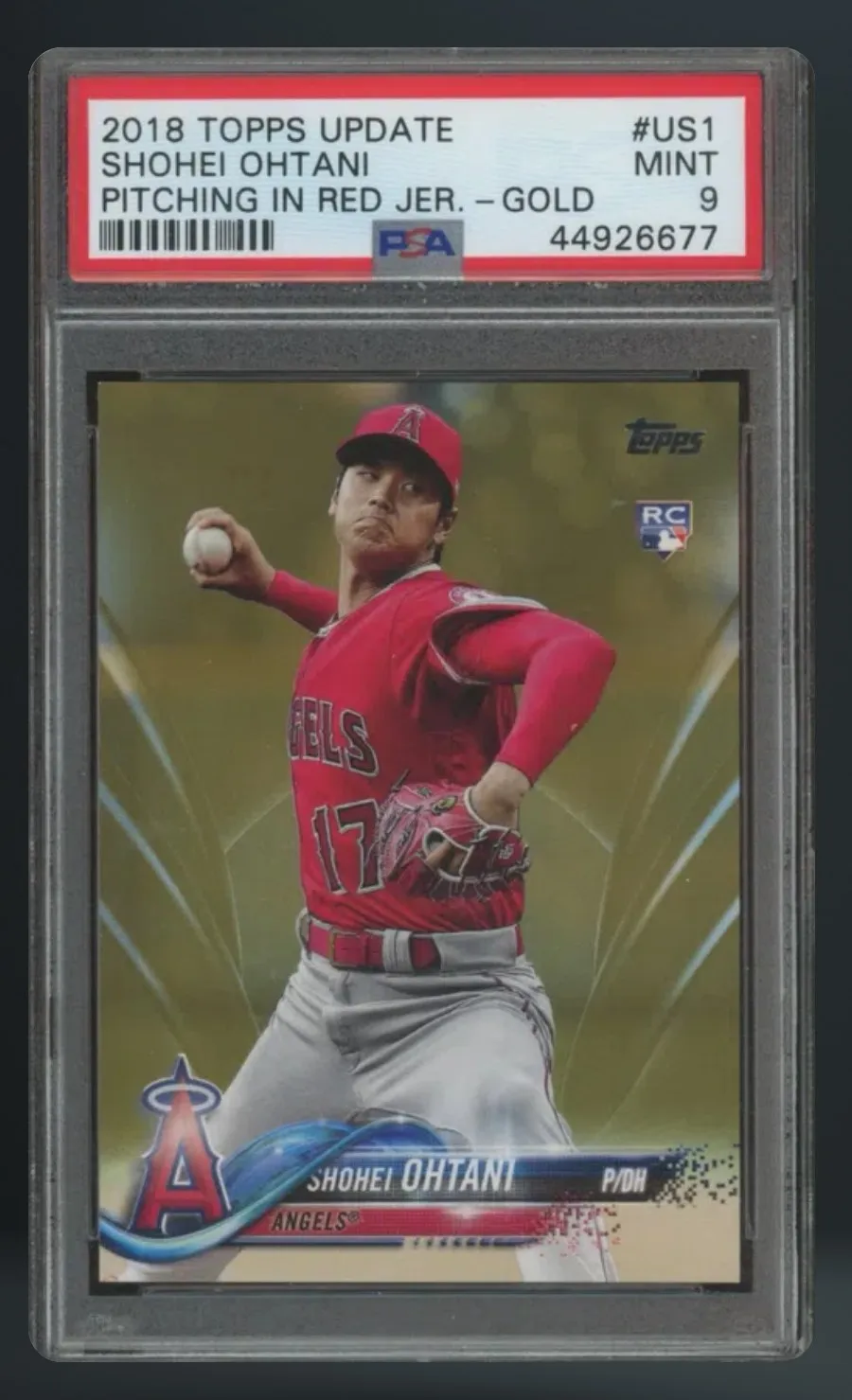 Shohei Ohtani — PSA 9 graded slab