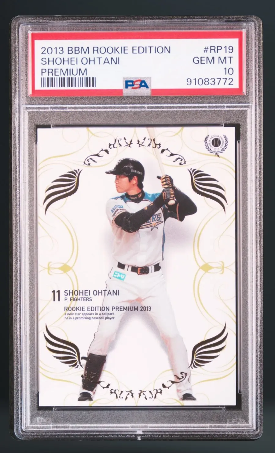 Shohei Ohtani — PSA 10 graded slab