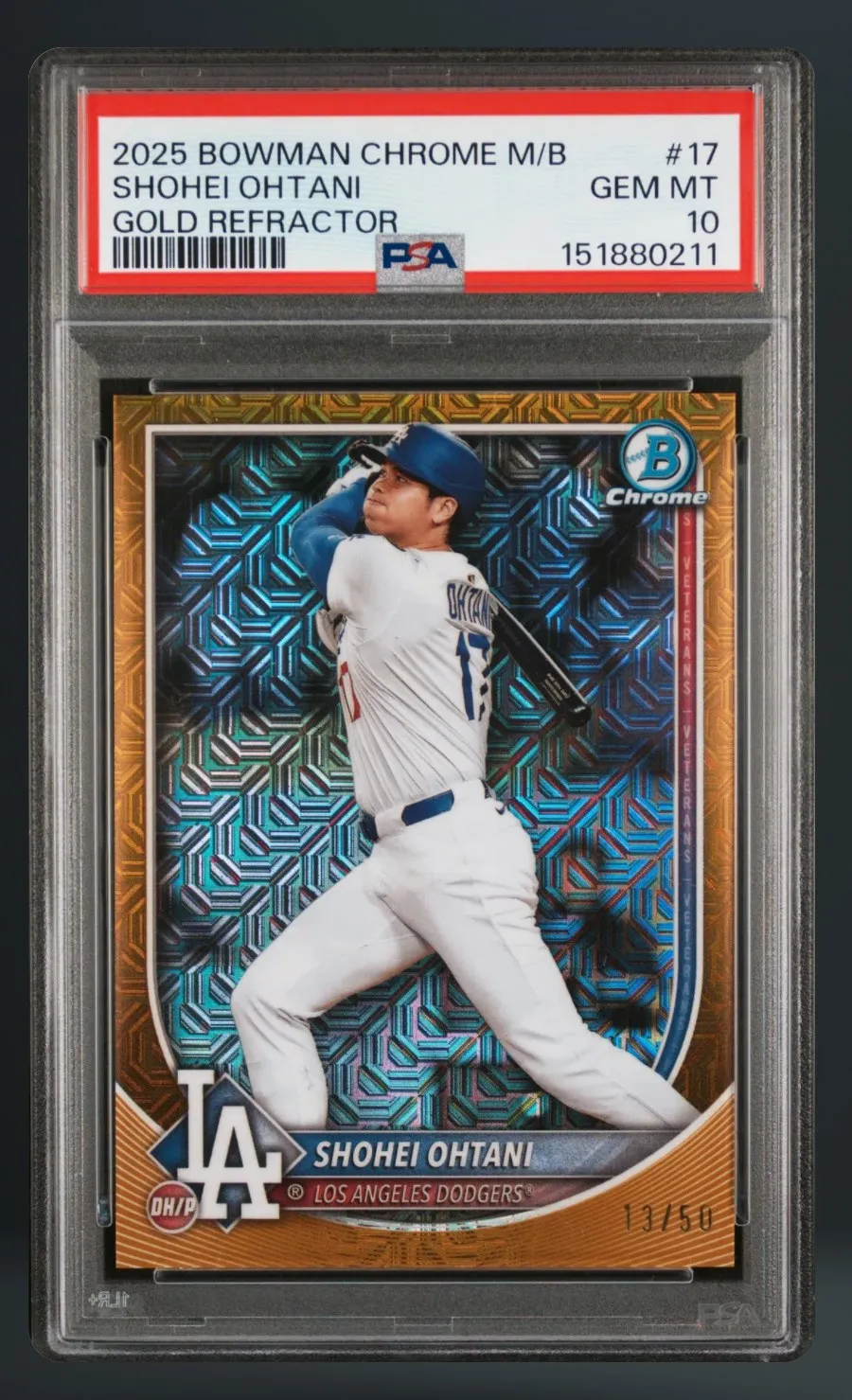 Shohei Ohtani — PSA 10 graded slab