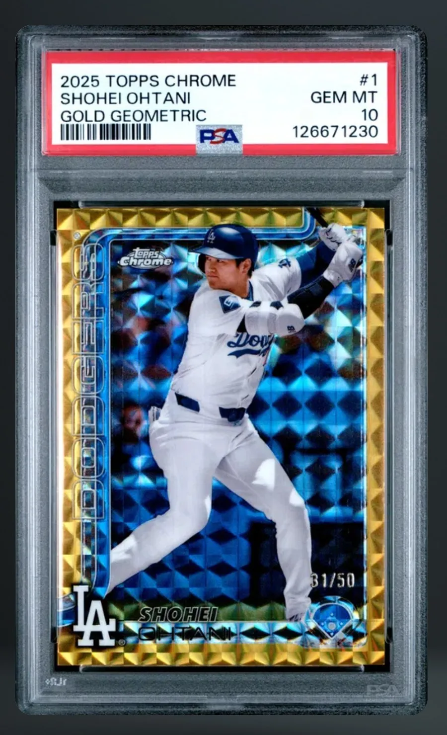 Shohei Ohtani — PSA 10 graded slab
