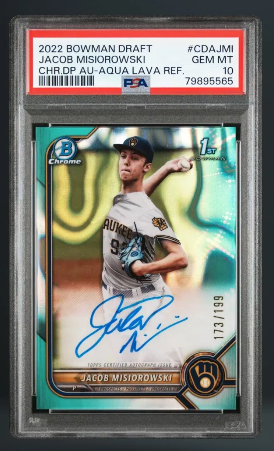 Jacob Misiorowski — PSA 10 graded slab