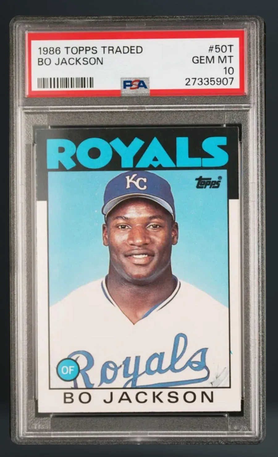 Bo Jackson — PSA 10 graded slab