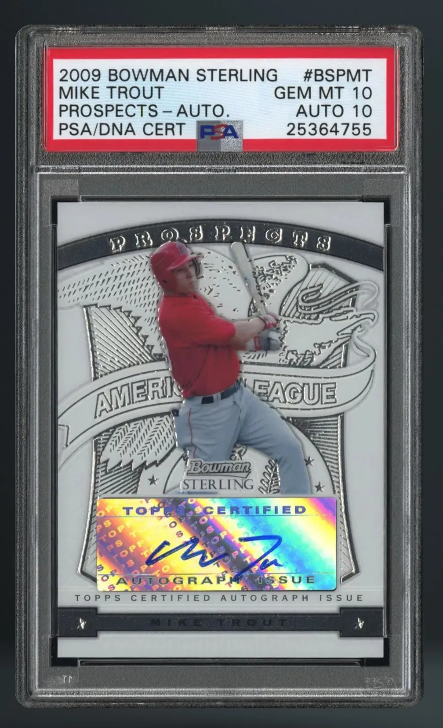 Mike Trout — PSA 10 graded slab