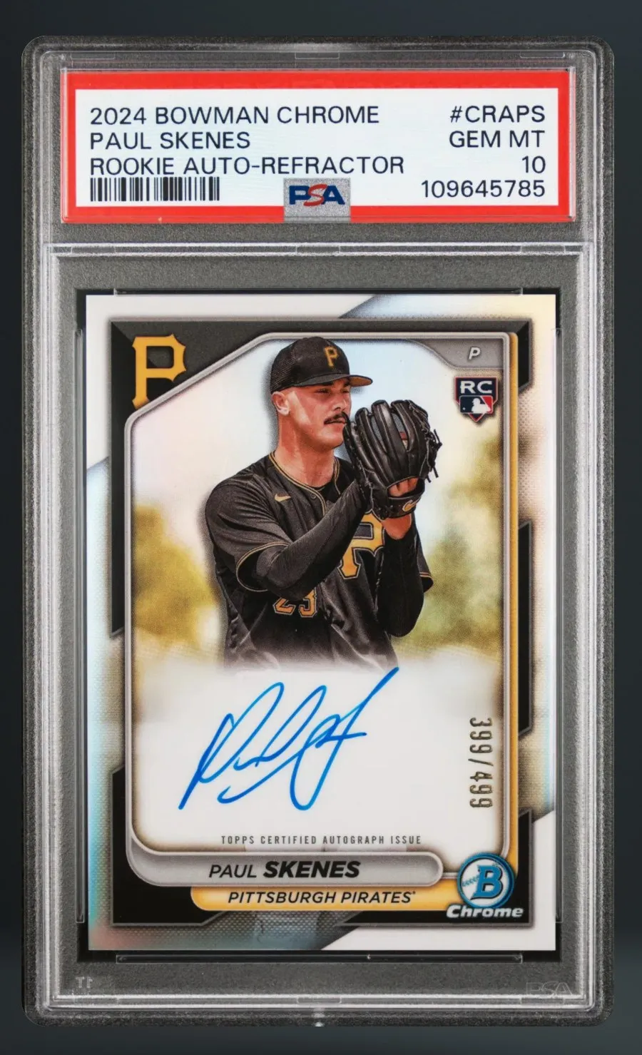 Paul Skenes — PSA 10 graded slab