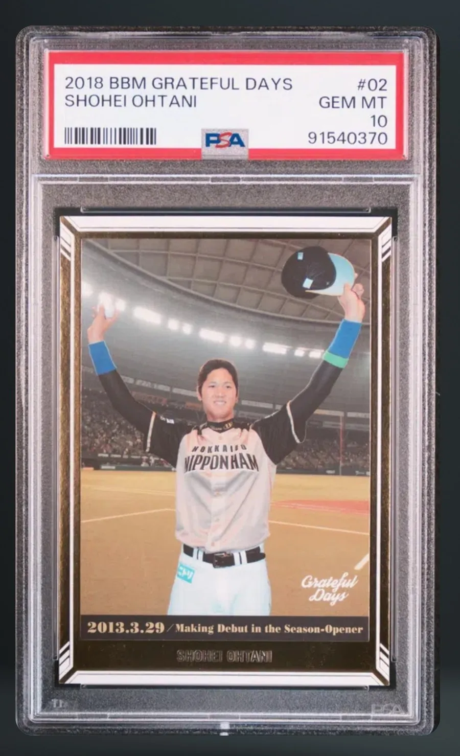 Shohei Ohtani — PSA 10 graded slab