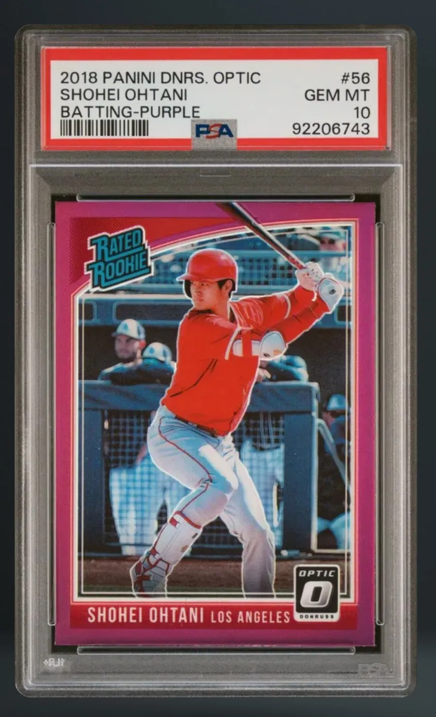 Shohei Ohtani — PSA 10 graded slab