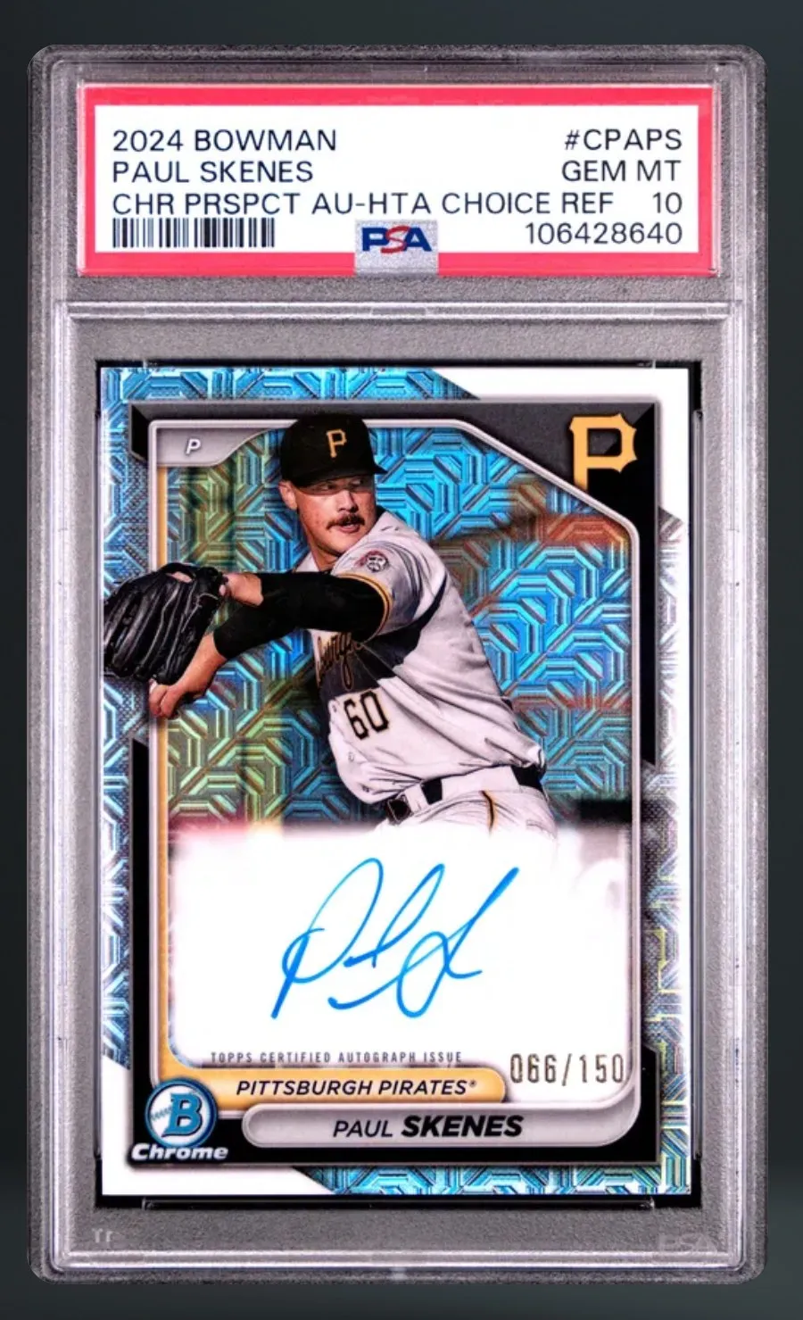 Paul Skenes — PSA 10 graded slab