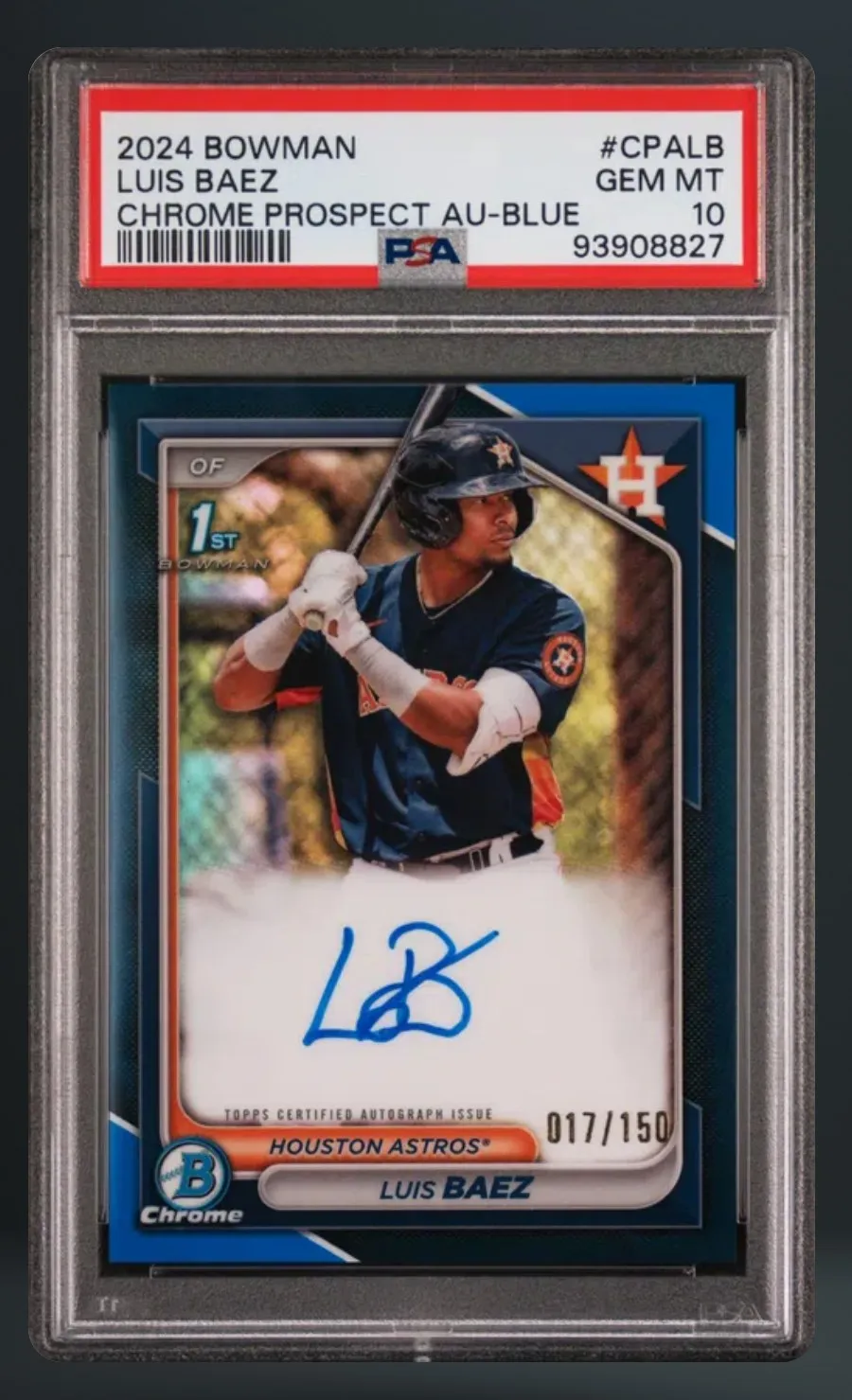 Luis Baez — PSA 10 graded slab