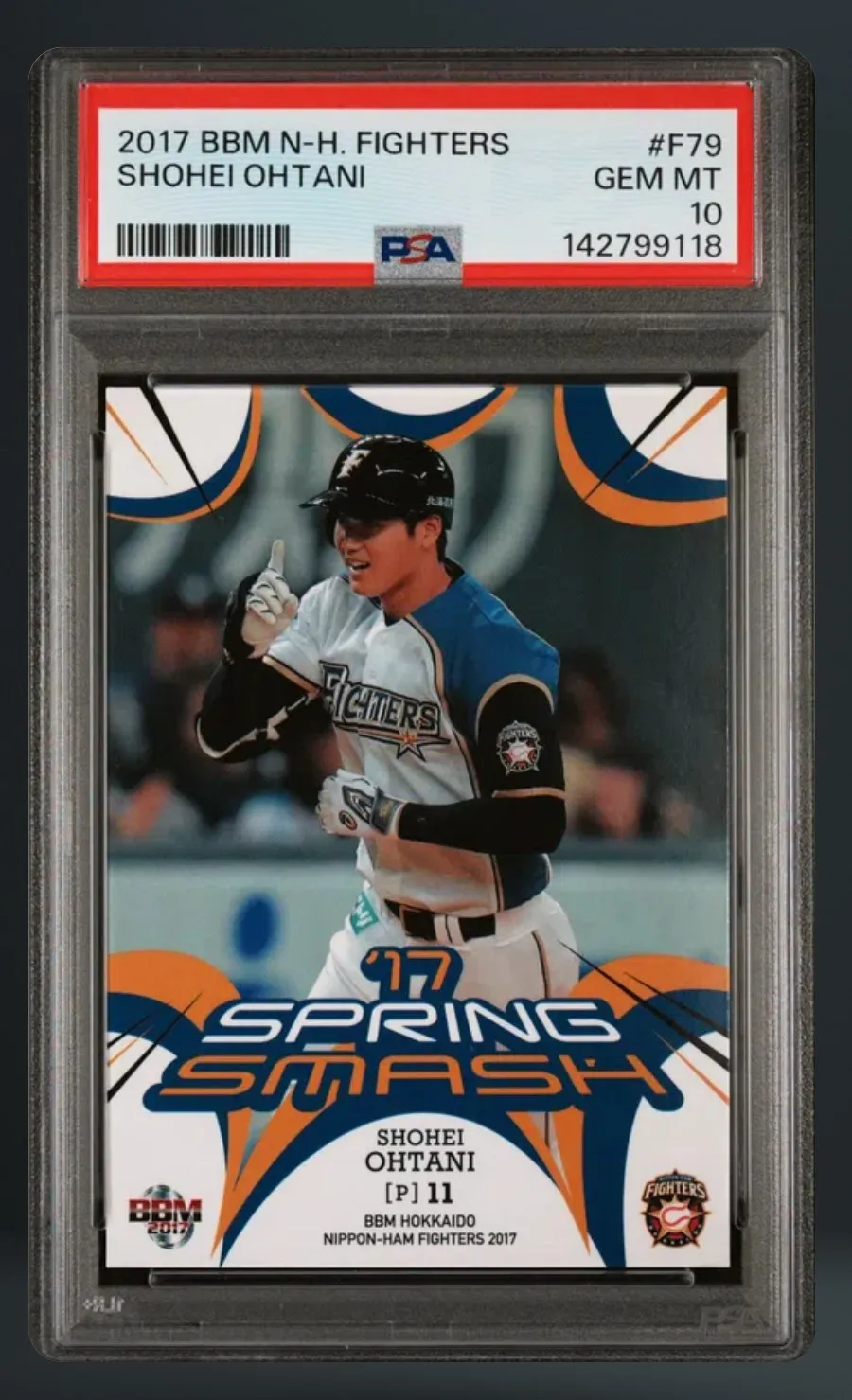 Shohei Ohtani — PSA 10 graded slab