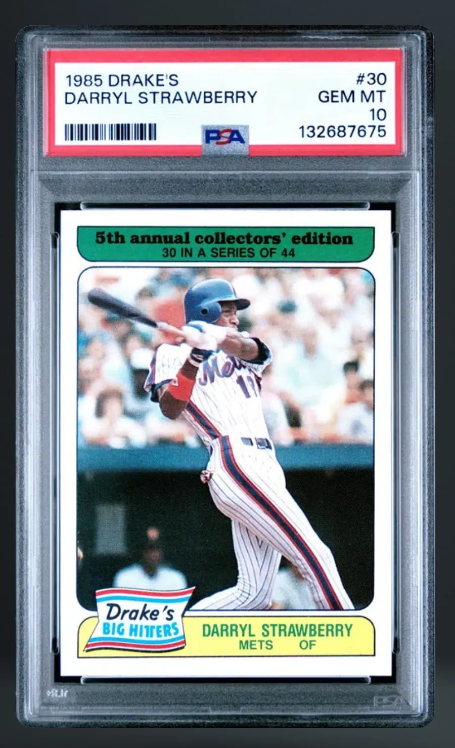 Darryl Strawberry — PSA 10 graded slab