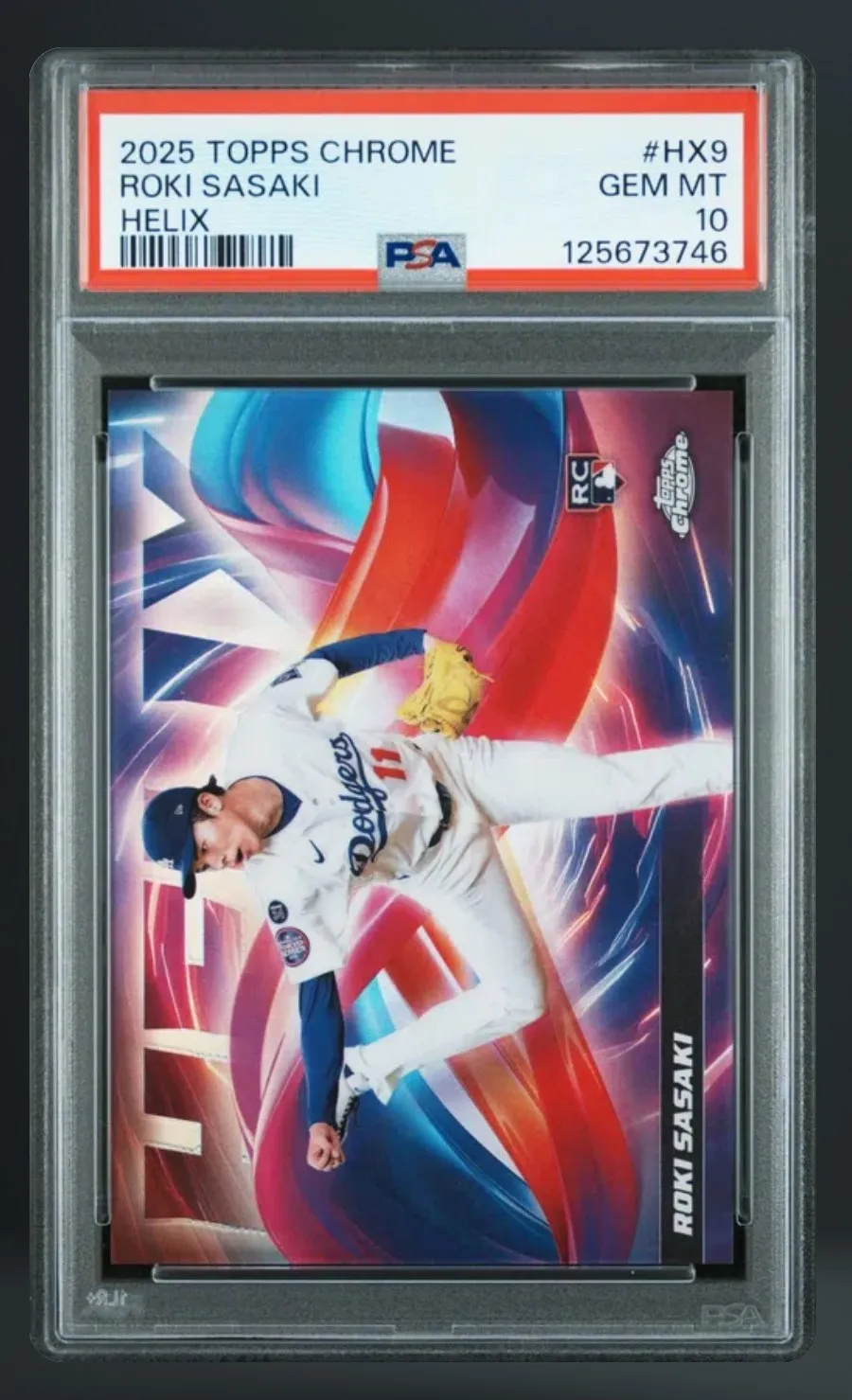 Roki Sasaki — PSA 10 graded slab