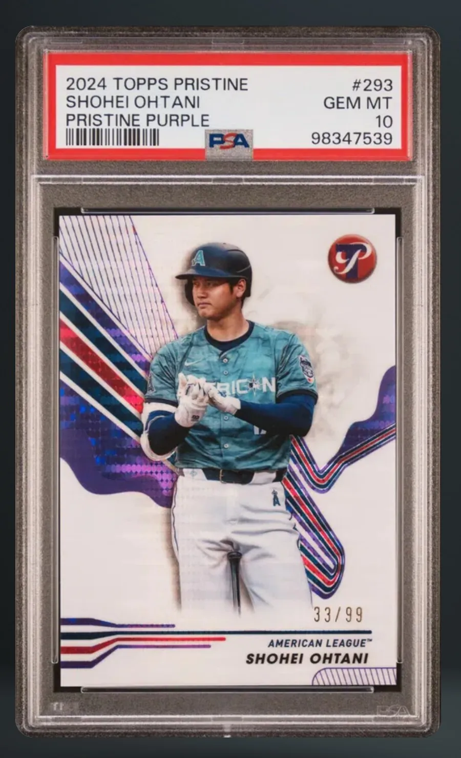 Shohei Ohtani — PSA 10 graded slab