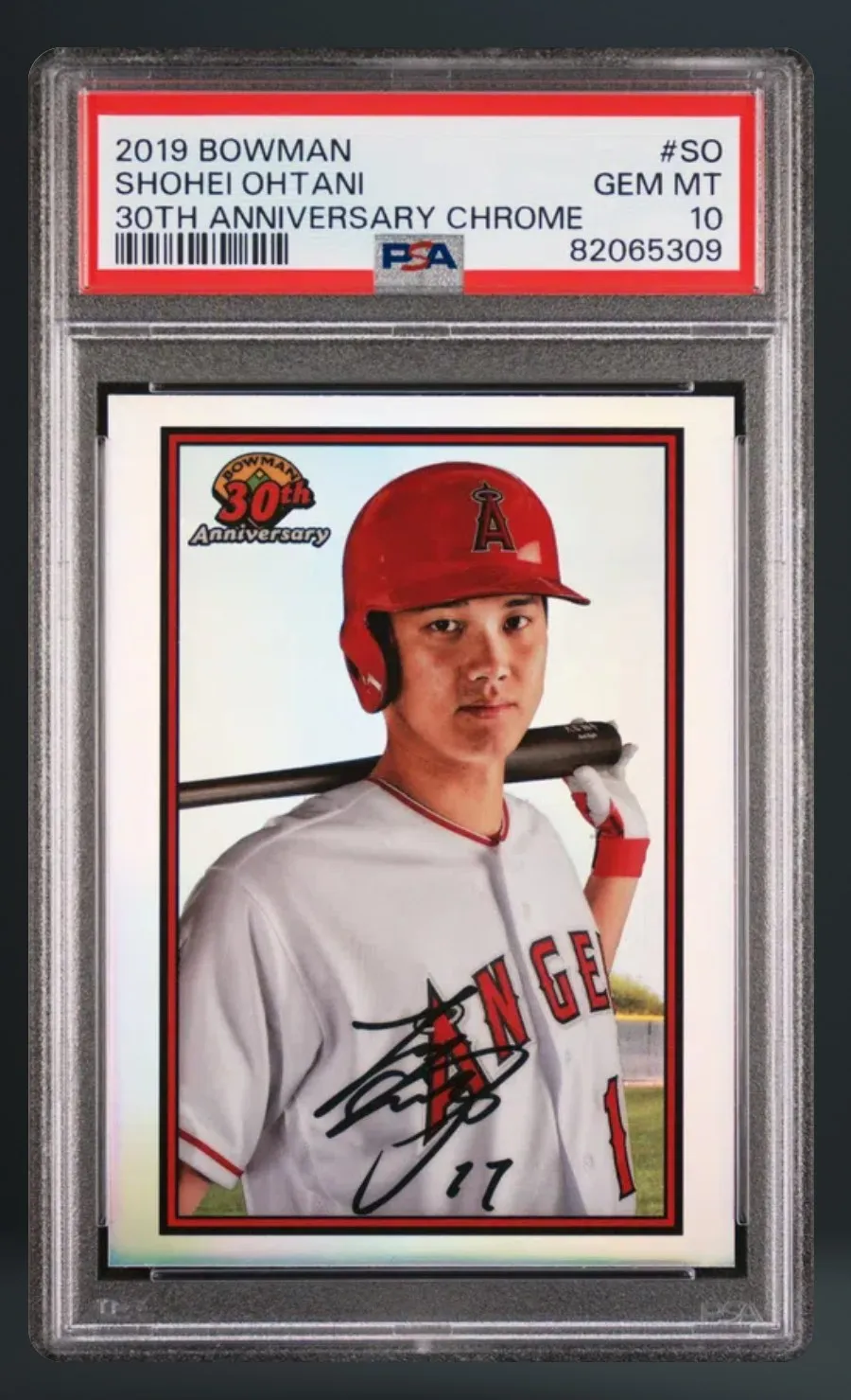 Shohei Ohtani — PSA 10 graded slab