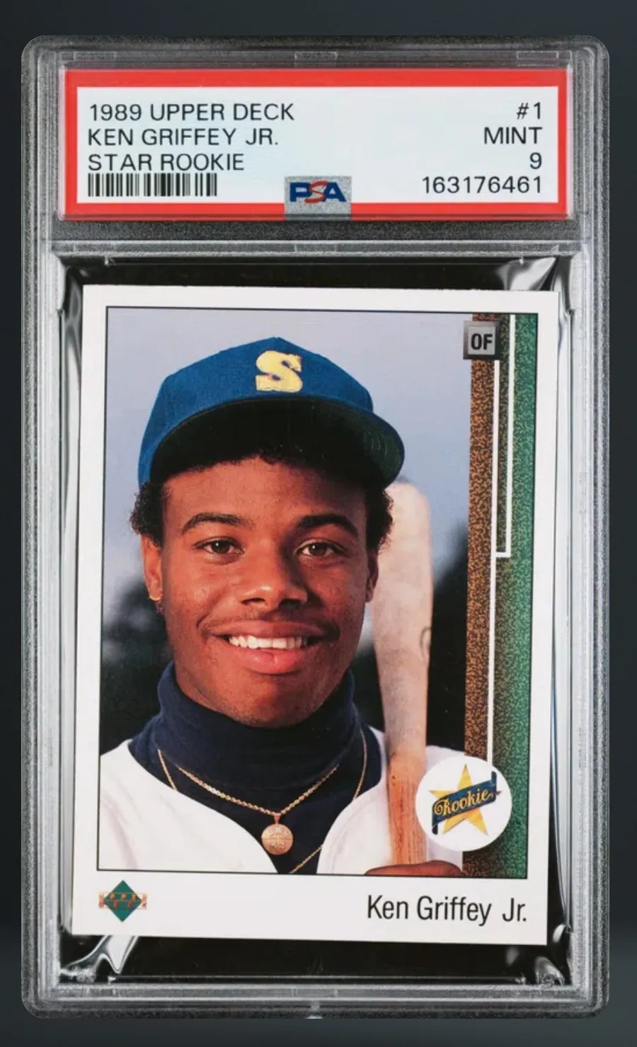 Ken Griffey Jr. — PSA 9 graded slab