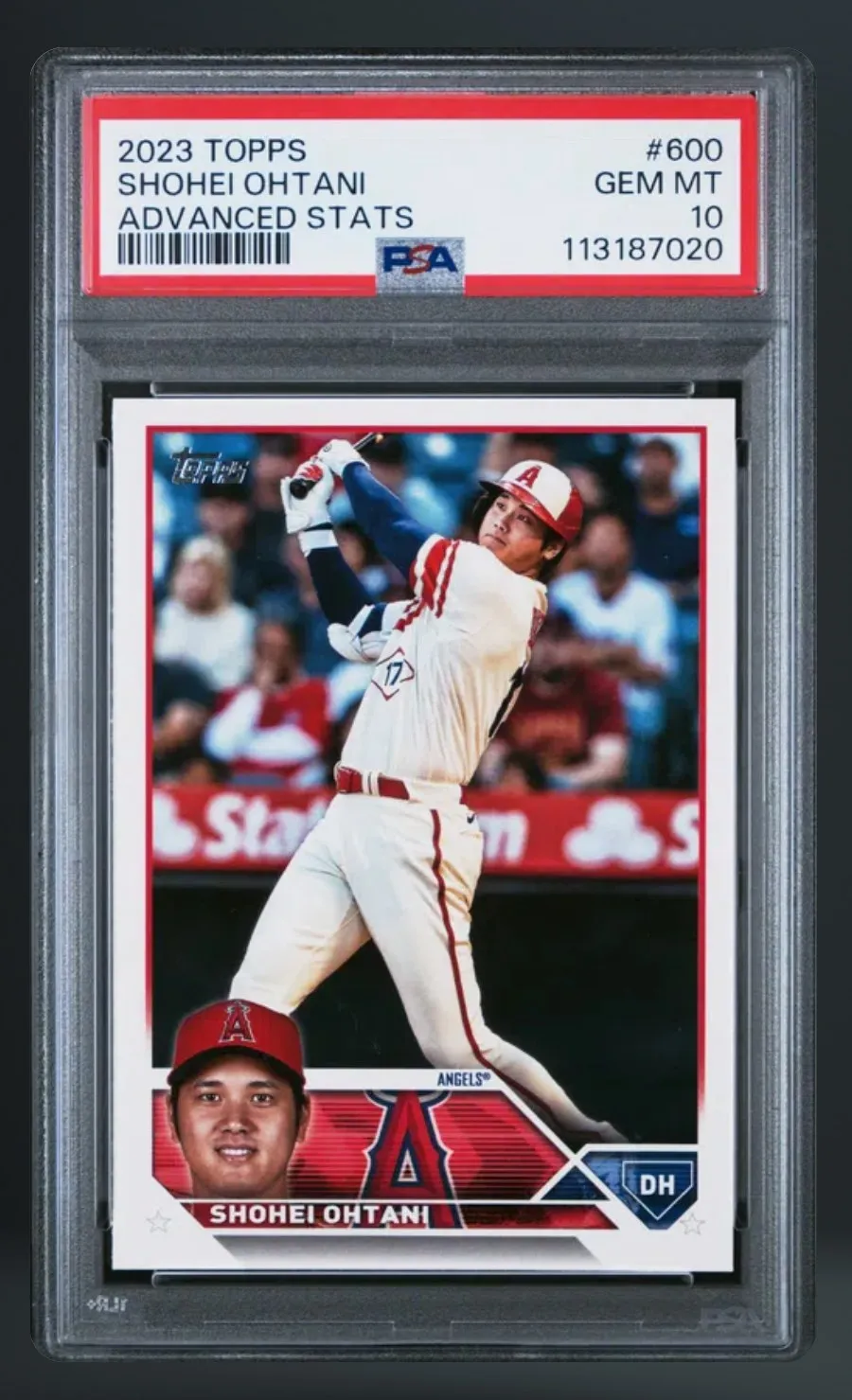 Shohei Ohtani — PSA 10 graded slab