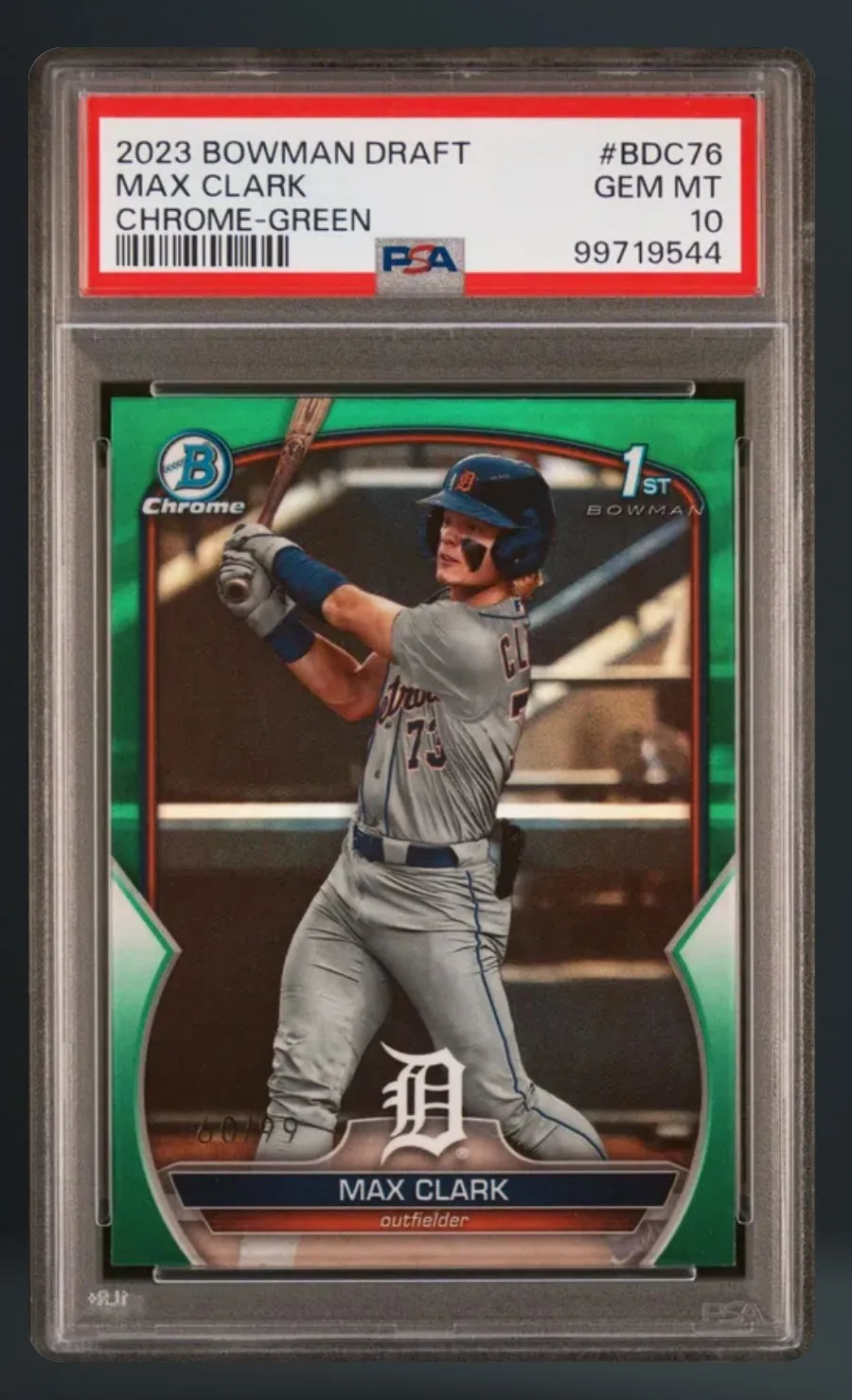 Max Clark — PSA 10 graded slab