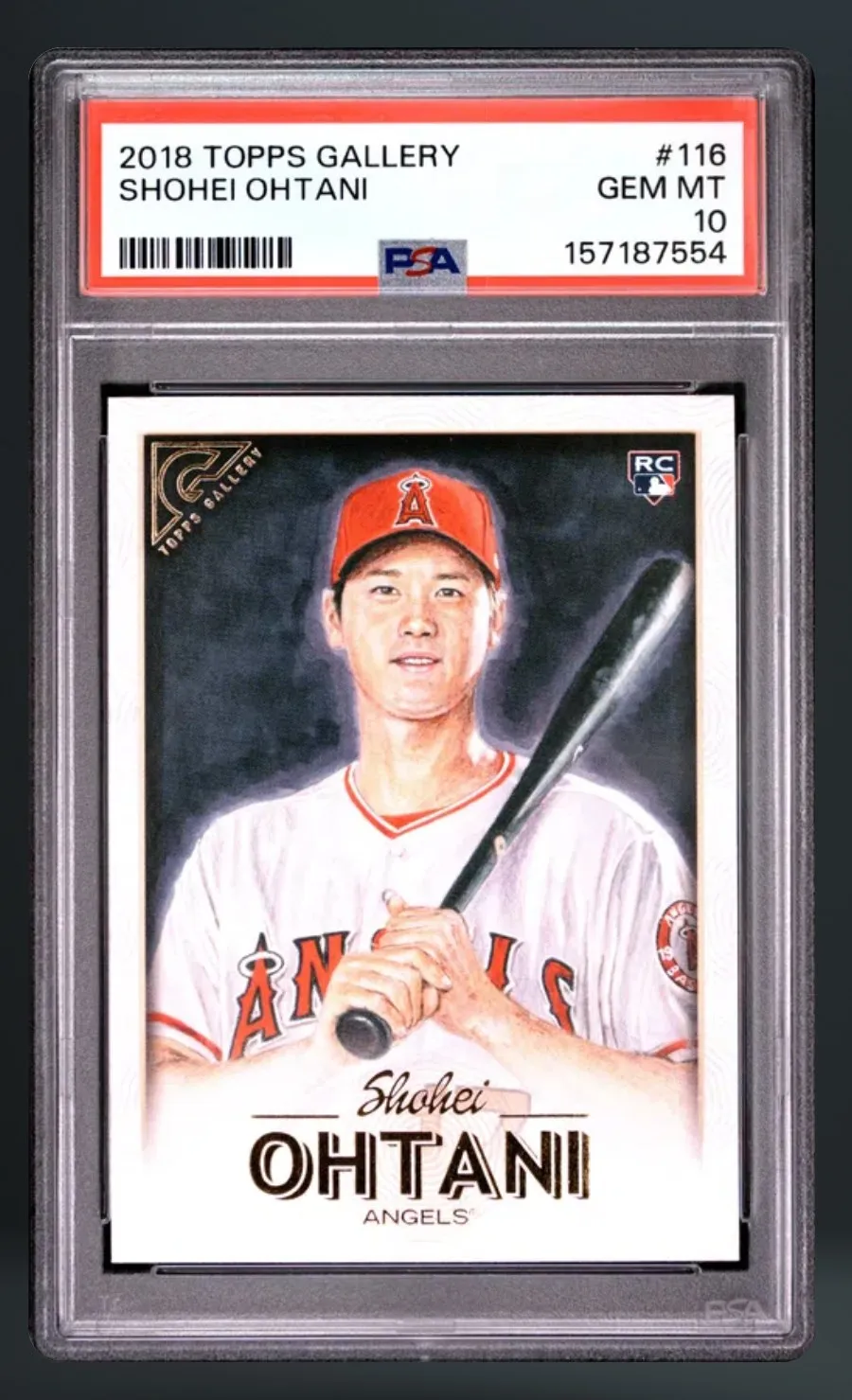 Shohei Ohtani — PSA 10 graded slab