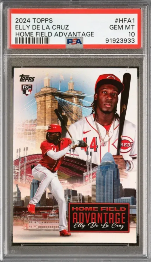2024 Topps #HFA1 Elly De La Cruz Home Field Advantage, graded PSA 10
