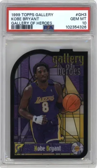 1999 TOPPS GALLERY KOBE BRYANT GALLERY OF HEROES