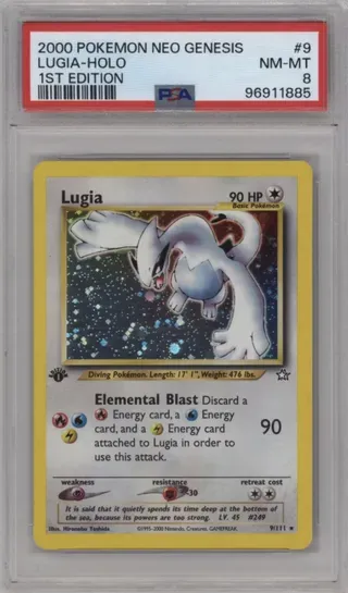 2000 POKEMON NEO GENESIS LUGIA-HOLO 1ST EDITION