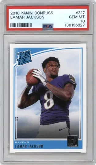 2018 PANINI DONRUSS LAMAR JACKSON