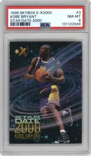 1996 SKYBOX E-X2000 KODE BRYANT STAR DATE 2000