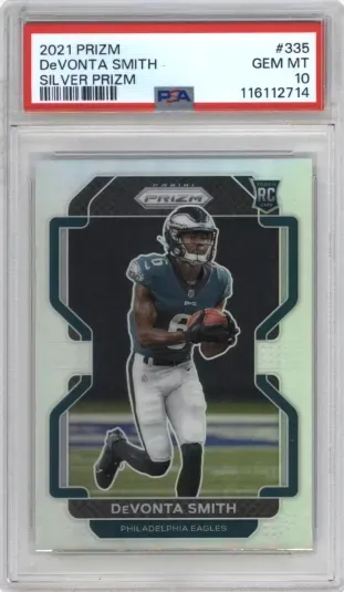 2021 PRIZM DeVONTA SMITH SILVER PRIZM