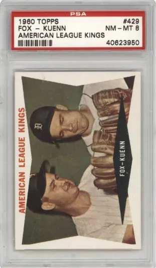 1960 TOPPS FOX - KUEN AMERICAN LEAGUE KINGS