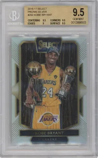 2016-17 SELECT PRIZMS SILVER #292 KOBE BRYANT