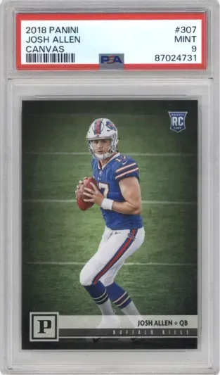 2018 PANINI JOSH ALLEN CANVAS
