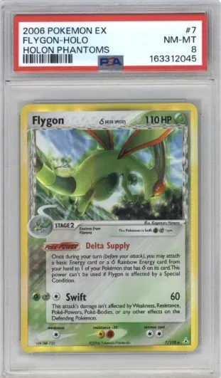 2006 POKEMON EX FLYGON-HOLO HOLON PHANTOMS