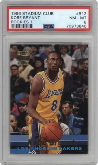 1996 STADIUM CLUB KOBE BRYANT ROOKIES 1