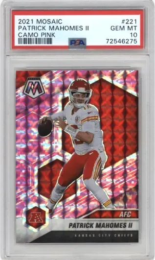 2021 MOSAIC PATRICK MAHOMES II CAMO PINK