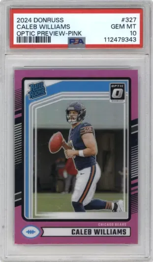 2024 DONRUSS CALEB WILLIAMS OPTIC PREVIEW-PINK