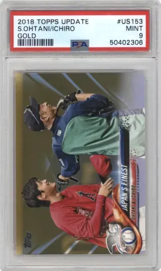2018 TOPPS UPDATE S.OHTANI ICHIRO GOLD