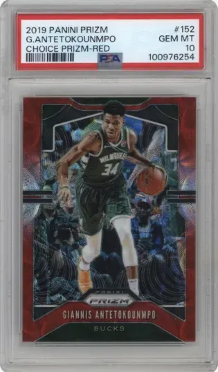 2019 PANINI PRIZM G.ANTETOKOUNMPO CHOICE PRIZM-RED