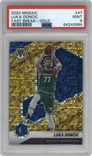 2020 MOSAIC LUKA DONCIC FAST BREAK-GOLD