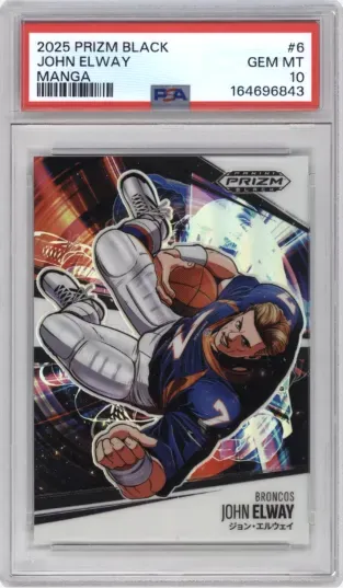 2025 PRIZM BLACK JOHN ELWAY MANGA