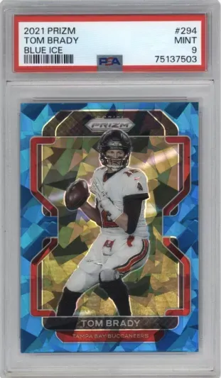 2021 PRIZM TOM BRADY BLUE ICE