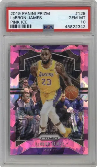2019 PANINI PRIZM LeBRON JAMES PINK ICE